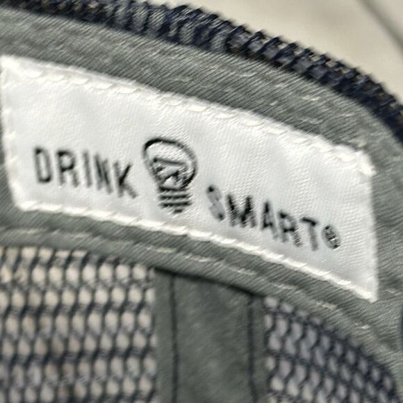 Knob Creek 100 Proof Gray Blue Trucker Hat SnapBack 100% Cotton - Picture 5 of 5